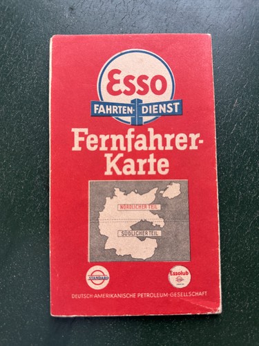 Alte esso fernfahrer karte - esso,