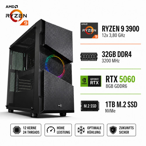 Gaming amd ryzen 3900 12 - 9,