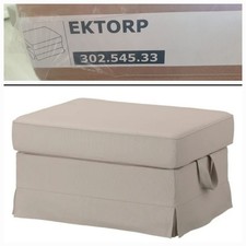 🌸 IKEA EKTORP HOCKER BEZUG