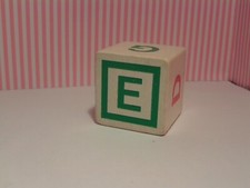 Mein kleines Pony G1 Zubehör - Holzwürfel Grün E aus der Baby Stube