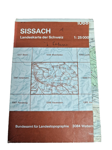 Landeskarte der schweiz 1068 - landeskarte,