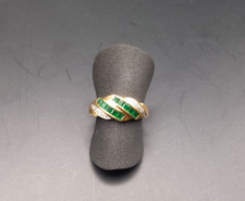 Ring 750 gold mit smaragd - ring,