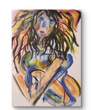 Abstraktes Wandbild "Cry Baby"