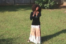 Vintage Samt Top Schwarz Gr. M