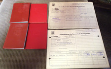 4 x DDR Ausweis FDGB