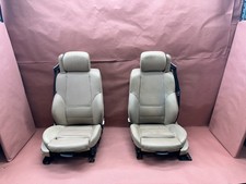 BMW E46 330CI Cabrio Vorderes Komplett-Sitzpaar Beige Leder OEM 112K Meilen