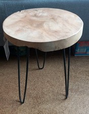 Hocker Beistelltisch Teakholz