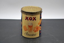 Schöne antike Blechdose, Keksdose, XOX PIKANTERIE