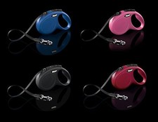 FLEXI New Classic Hundeleine Gurt Seil XS - L Flexileine Rollleine Automatik