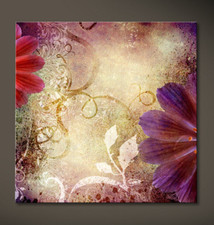 Violet spring leinwand bild - leinwand,