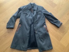 Mabrun, klassischer Wollmantel, dunkelgrau, 40, guter Zustand