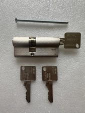 Ikon Schließzylinder, Doppelzylinder, mit 3 Schlüssel, Edelstahl