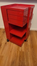 Boby 3/3 Rollcontainer M Von B-Line Design Joe Colombo Rot
