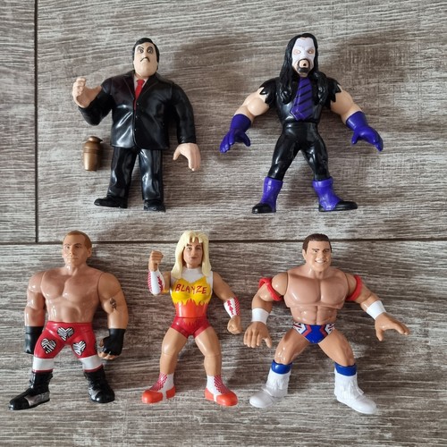 Mattel wwe retro - 5x, figuren