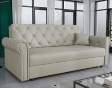 Sofa Vivian Roma IV Schlaffunktion Bettkasten Ausklappbar Couch Polstersofa