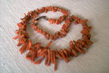 alte Korallenkette Halskette