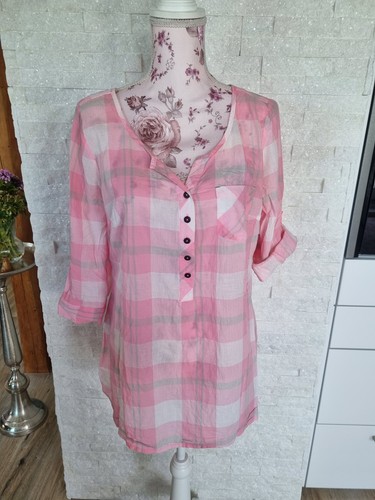 Street one karierte bluse - bluse, neon