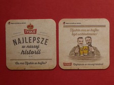 POLEN:  TYSKIE "1629" Brauerei aus Polen   Bierdeckel  NEU
