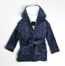 Primark Baby Jungen Bademantel sehr weich Morgenmantel mit Kapuze Gr. 80, 86