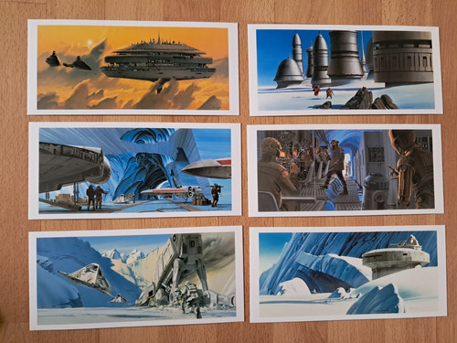 Star wars postkarten des - star,