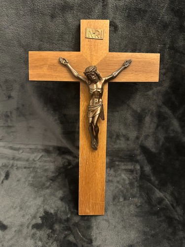 Altes kruzifix wandkreuz holz - altes,