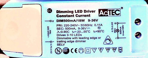 Actec led trafo dimmbar 18w - actec,
