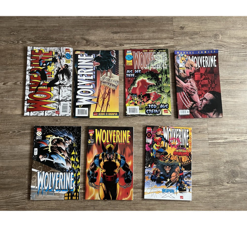 Wolverine comic hefte - se–7, +