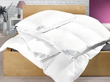 Schlafmond Winterbett DUO LILLY warm BL 135x200 cm beige Bettdecke