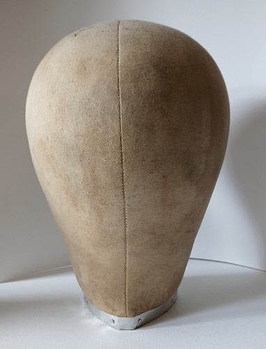 Vintage canvas millinery kopf - vintage,