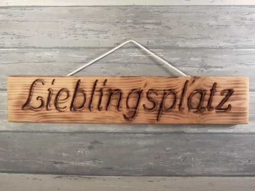 Lieblingsplatz holzschild - lieblingsplatz,
