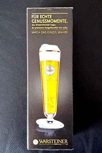 Warsteiner bierglas 40 jahre - warsteiner,