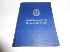 Ausbildungsnachweis für den Segelflieger DDR  ausgestellt 1961 etc. DDR