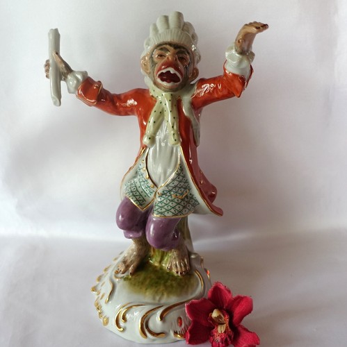 Porzellanfigur affe affen - porzellanfigur,