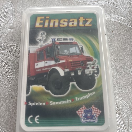 Einsatz feuerwehr spielkarten - einsatz,