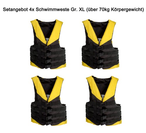 Setangebot schwimmweste - 4x,