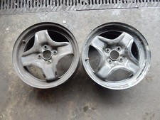 2 Stahlfelgen Opel Karl 6Jx15 H2 ET50 LK4x100 Nabe 56,6 95192365