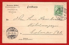 Alte Postkarte Hermann Seifert Bad Freienwalde /Oder 1903