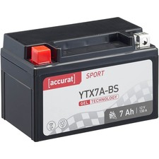 Motorradbatterie ytx7a gel - motorradbatterie, ytx7a-bs