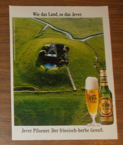 Seltene werbung jever pilsener - werbung,
