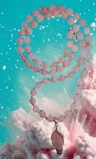 Rosenquarz Halskette💫Damen