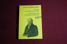 91172 GOETHE-BIBLIOGRAPHIE