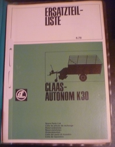 Claas ladewagen autonom k30 - claas,