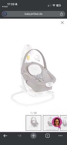 Babyschaukel wippe softsway - babyschaukel, &