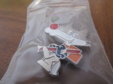 Pin Brosche Sarajevo 1984 Olympia Ski Skiing Olympics mascot Vucko