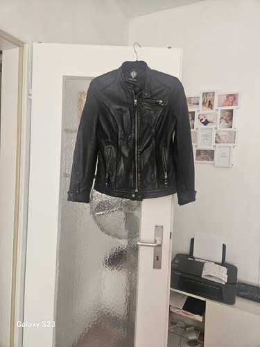 Damen lederjacke schwarz - lederjacke,