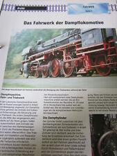 Dampflok mit Risszeichnung A Das Fahrwerk der Dampflokomotive 2 KArten