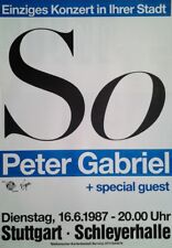 Peter Gabriel: So (1987) | Konzertposter Tourplakat A1