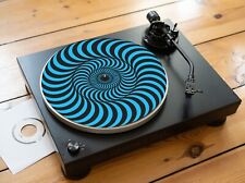 Trippig Optische Täuschung Illusion Swirl Plattenspieler Matte Filz Felt Slipmat