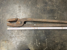 Alte große Schmiedezange