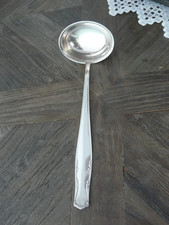 Nica - Suppenkelle vintage antik 100er Silberauflage versilbert L30 cm